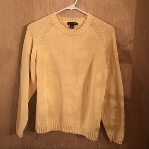 Children’s large 14/16 lands end yellow sweater